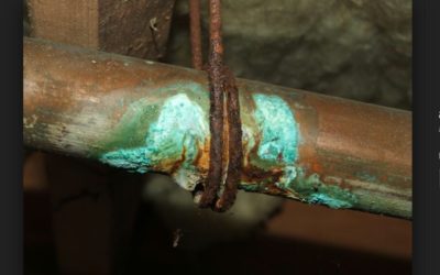 Electrolysis in Copper Pipes.