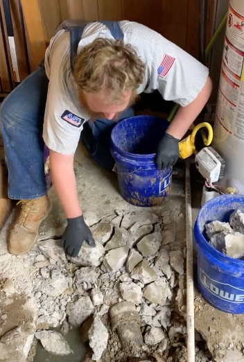Concrete Removal in Buckets
